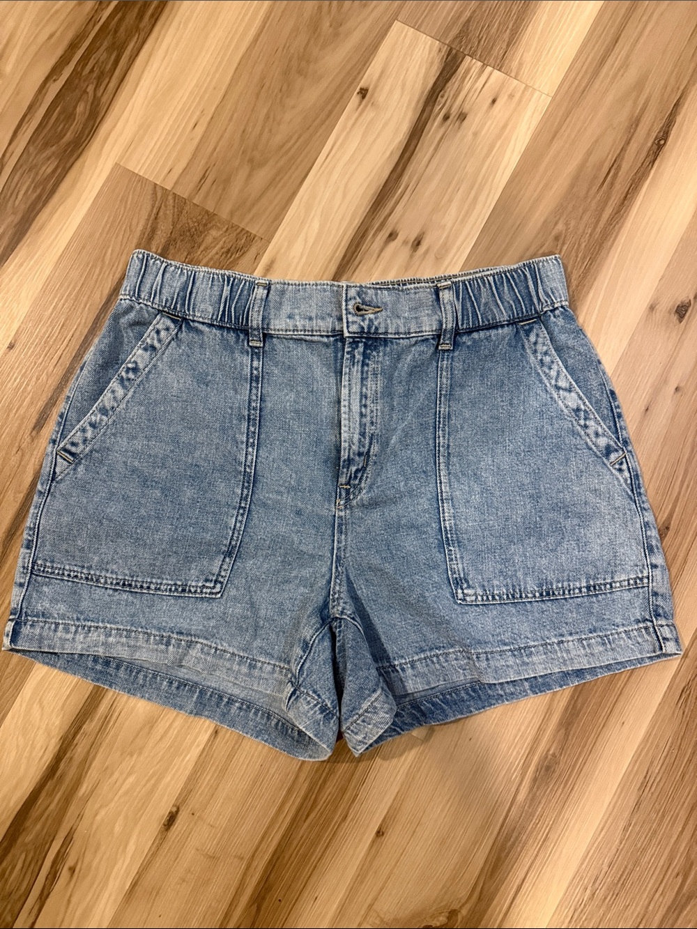 GAP Light Blue Denim Pocket Shorts